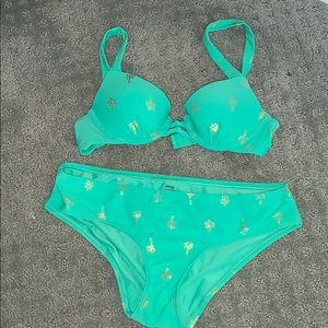 Gold Palm Tree Bikini